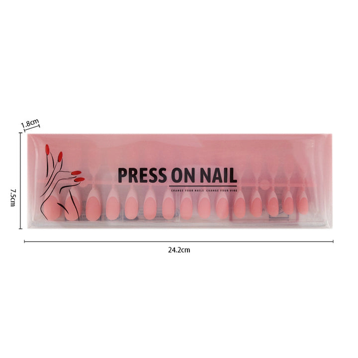 Artificial nails with elegant French cut Kalsten