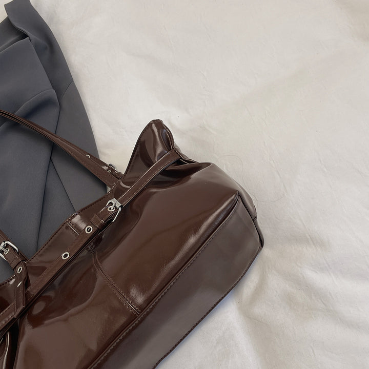 Stylish Faux Leather Tote Bag