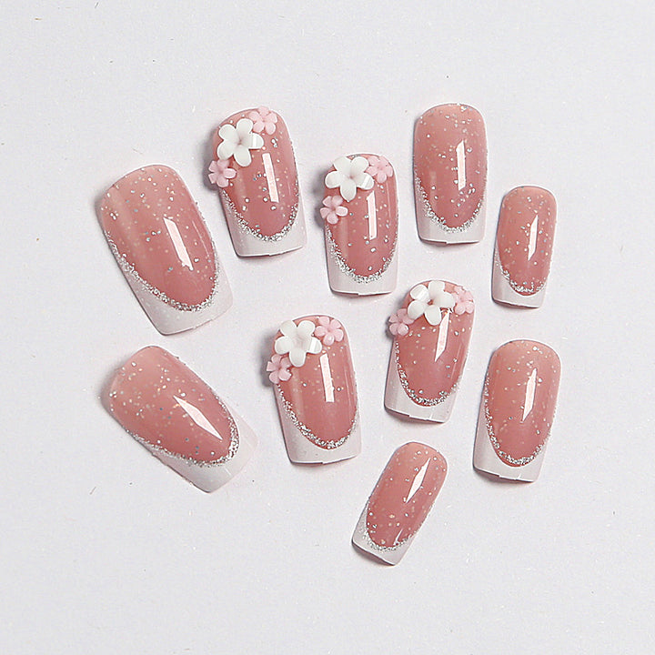 Decorative Floral Nail Art Extensions Kalsten