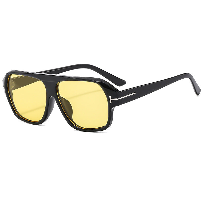 Women's oversized sunglasses with square frame and polarized lenses Kalsten