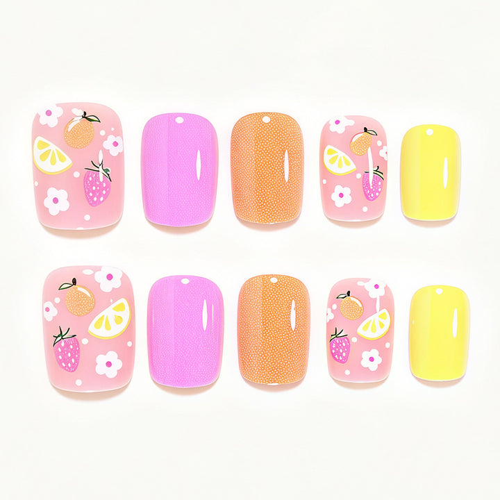 Fruit-Inspired Press-On Nail Art Set Kalsten