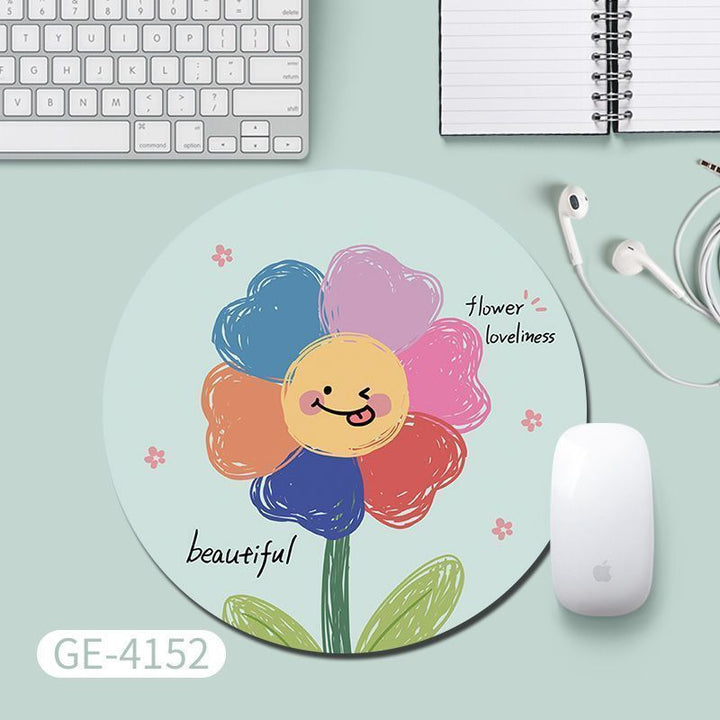 Creative Floral Design Mouse Pad