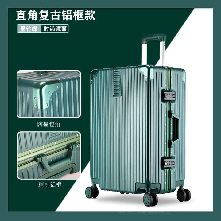 Hard-shell suitcase with 360-degree wheels and security lock Kalsten
