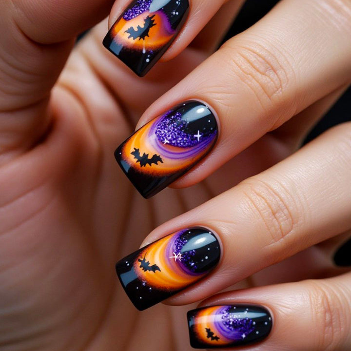 Spooky Halloween-Themed Nail Art Extensions Kalsten