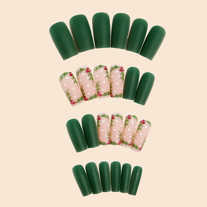 Artful Nail Tips with Botanical Motifs Kalsten