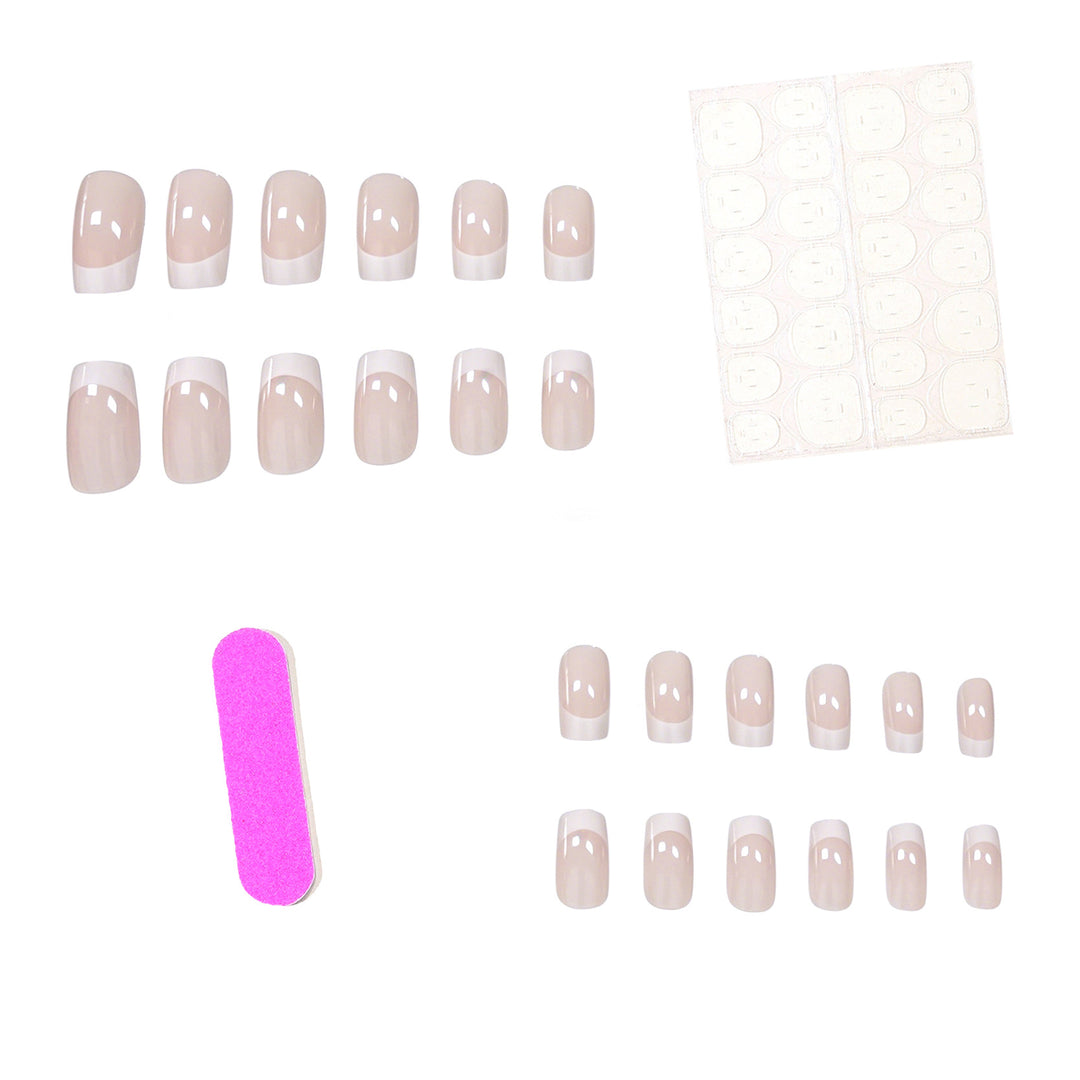 French Tip Nail Design Enhancements Kalsten