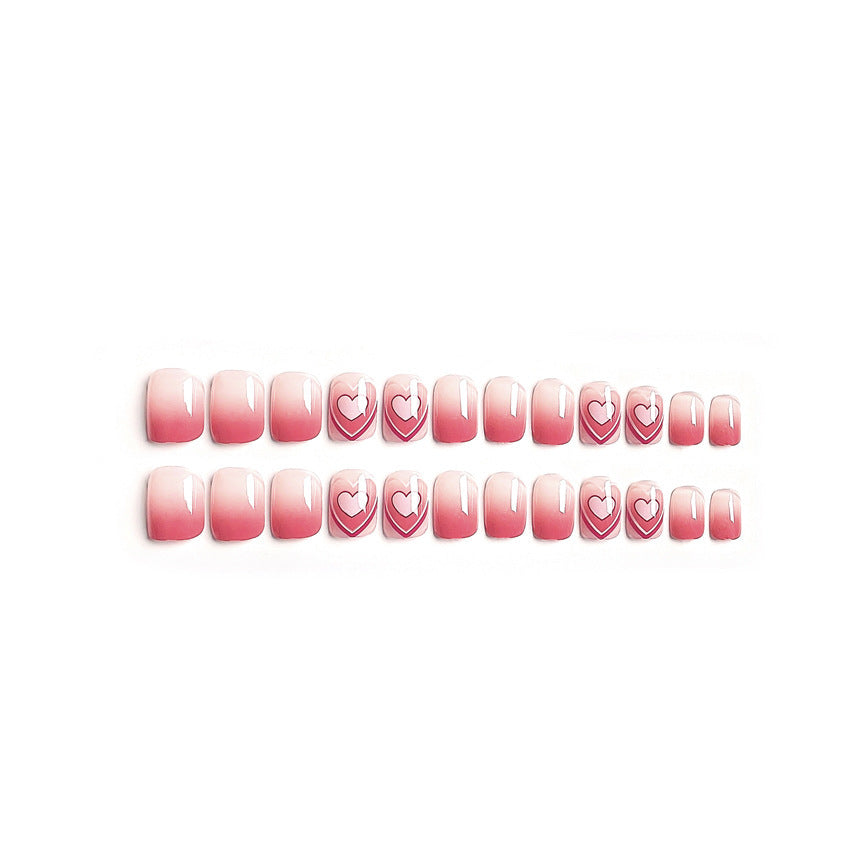 Artistic Heart Design Press-On Nail Set Kalsten 178815*10mm0446
