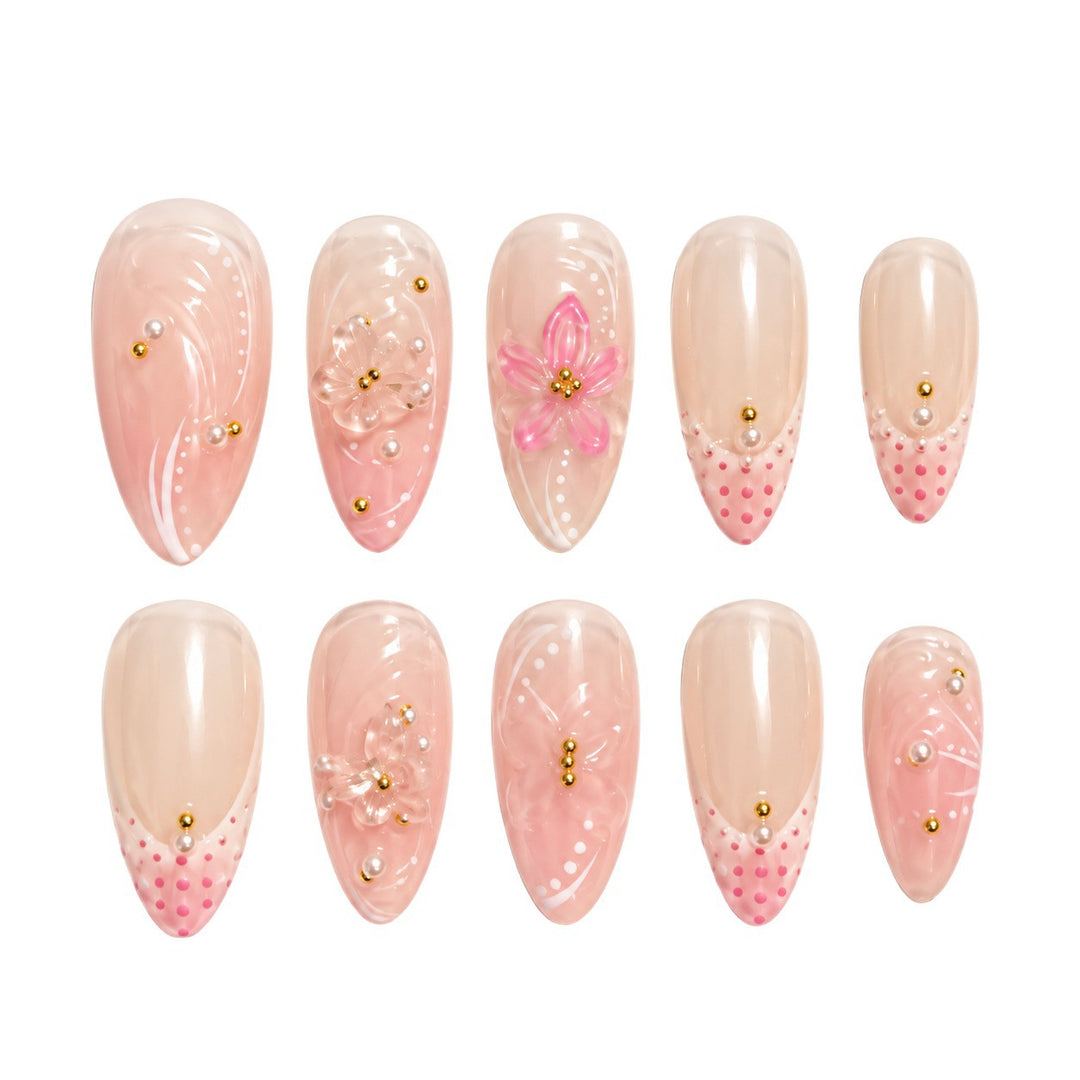 Fancy Decorative Acrylic Nail Set