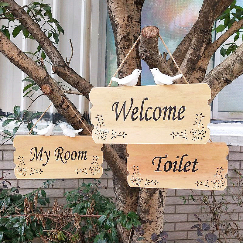Decorative Wooden Door Shield
