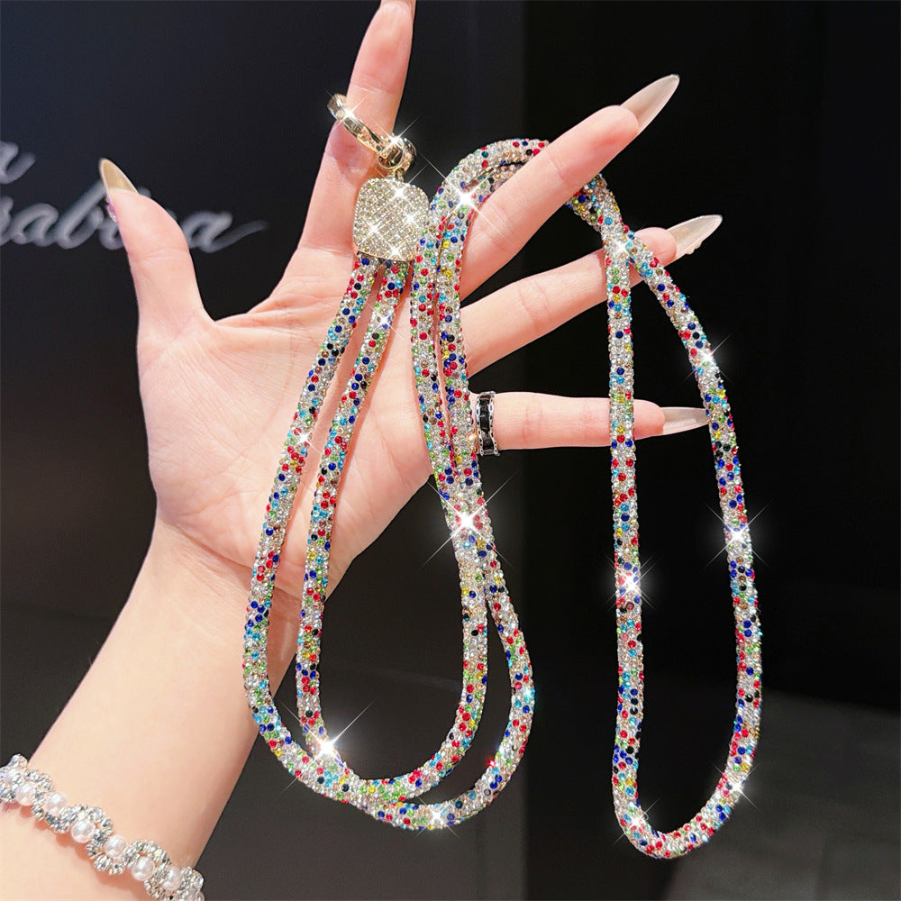 Rhinestone-Embellished Eyewear Lanyard Kalsten