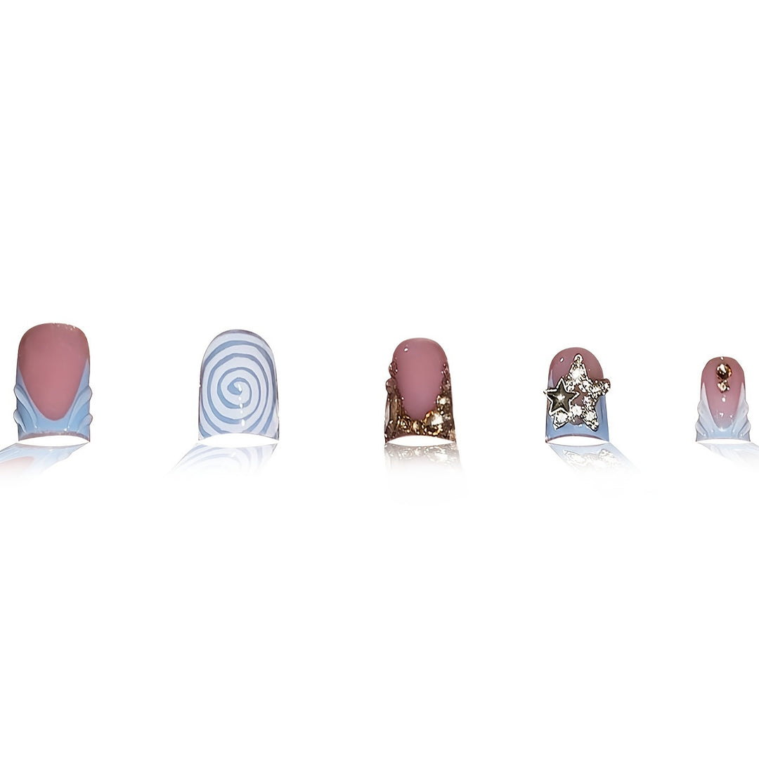 Decorative Press-On Nail Art Set Kalsten