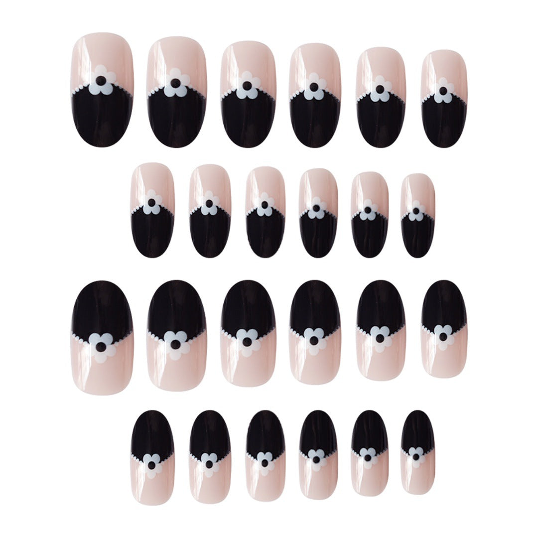 Artistic Floral Tip Press-On Nails Kalsten