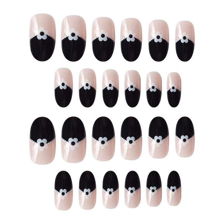 Artistic Floral Tip Press-On Nails Kalsten