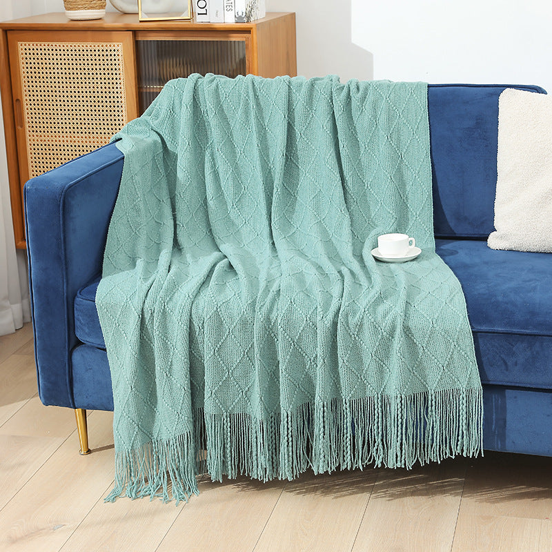 Ladies cozy knit blanket Kalsten