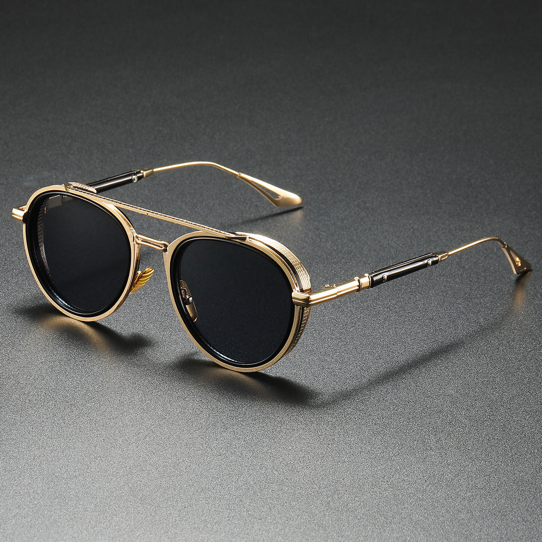 Women's Designer Sunglasses with Luxurious Metal Frame and Retro Accents Kalsten