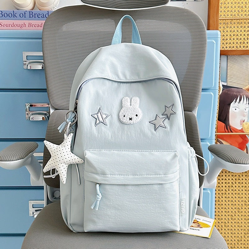 Cute Bunny-Embellished Backpack Kalsten