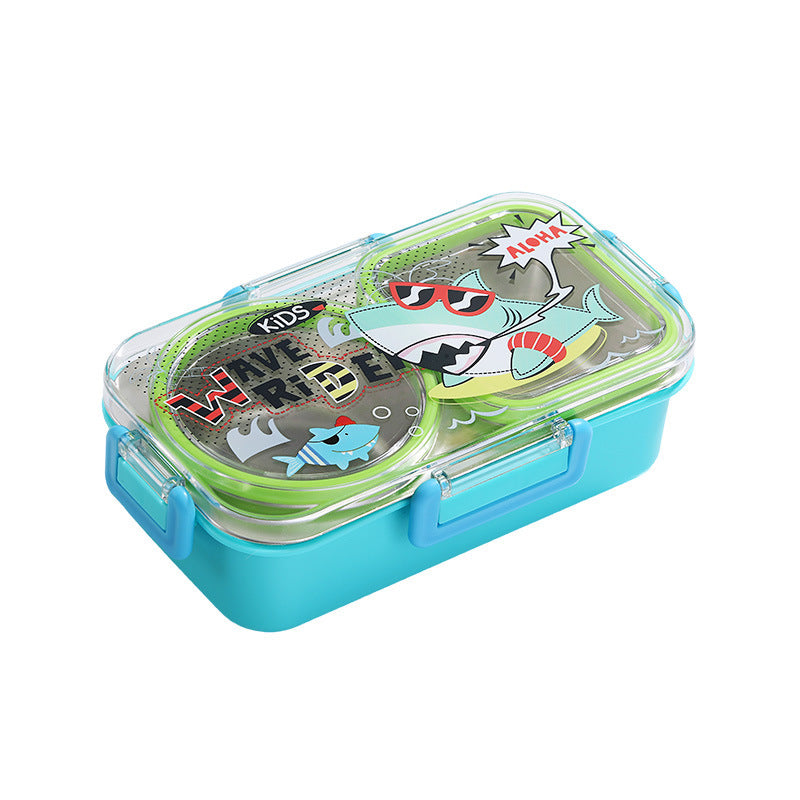 Fun-Themed Shark Design Bento Lunch Box