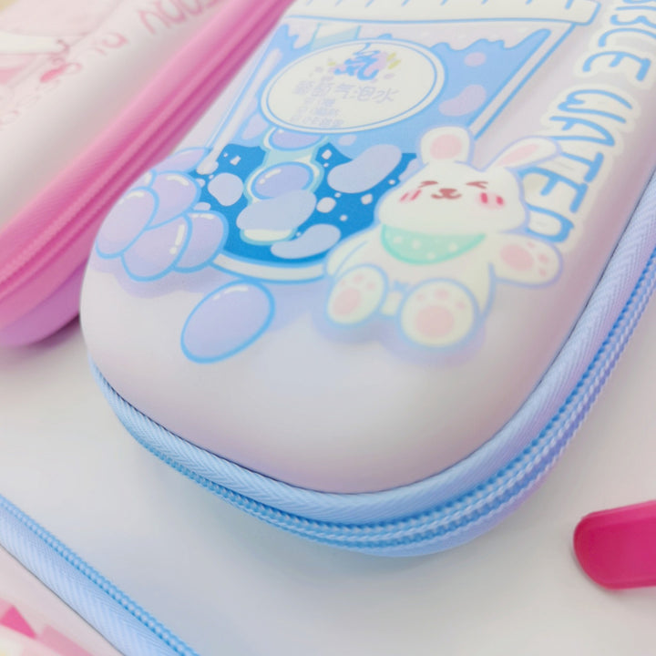 Strawberry-Themed Multifunctional Pencil Case