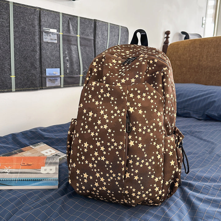 Casual Star-Patterned Backpack Kalsten 1791206130