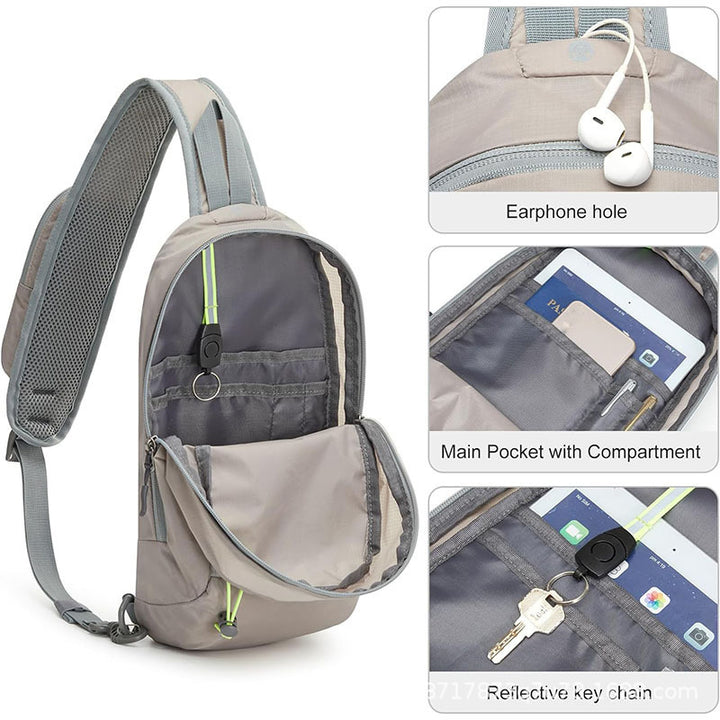 Elegant Sling Backpack with Water-Repellent Material and Ergonomic Design Kalsten