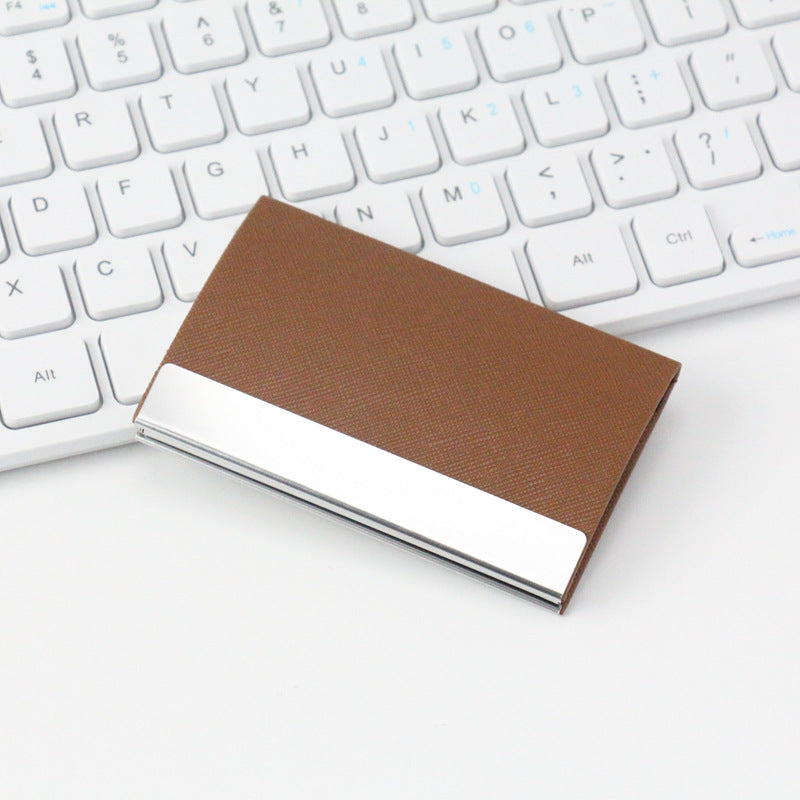 Elegant Textured Business Card Holder