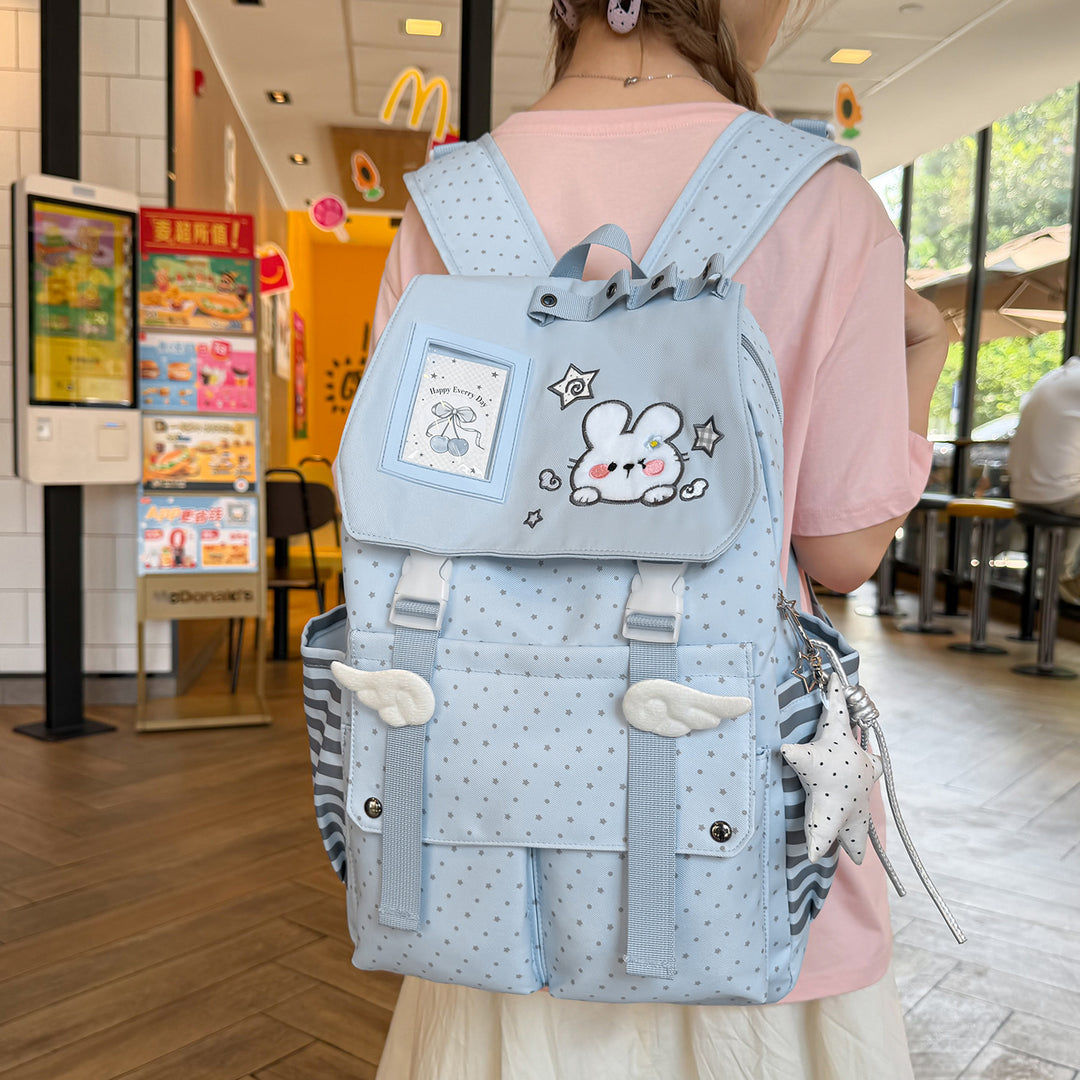 Cute Character Print Backpack Kalsten