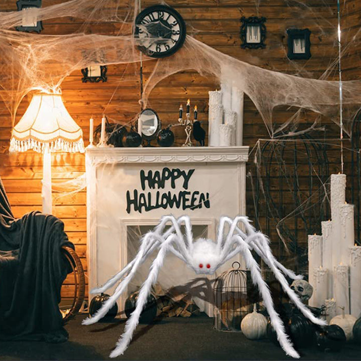 Decorative spider figure with LED lighting