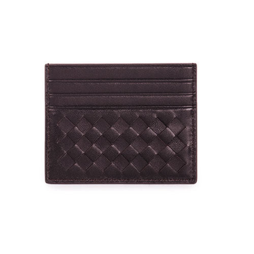 Woven Leather Credit Card Holder kalsten