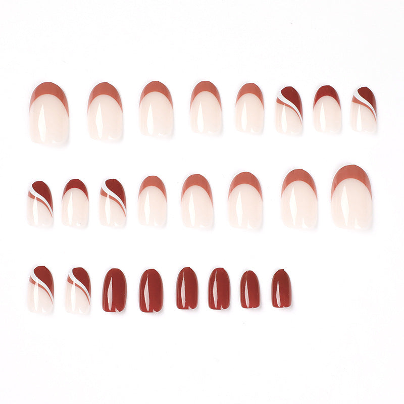Artful nail decoration with elegant gradient and gloss Kalsten