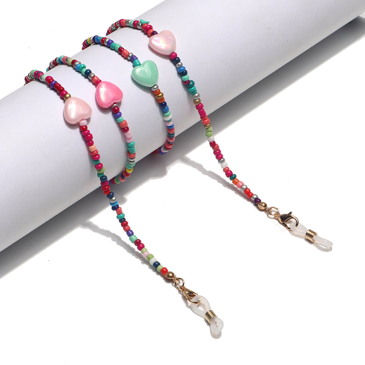 Colorful Floral Beaded Eyewear Holder Kalsten