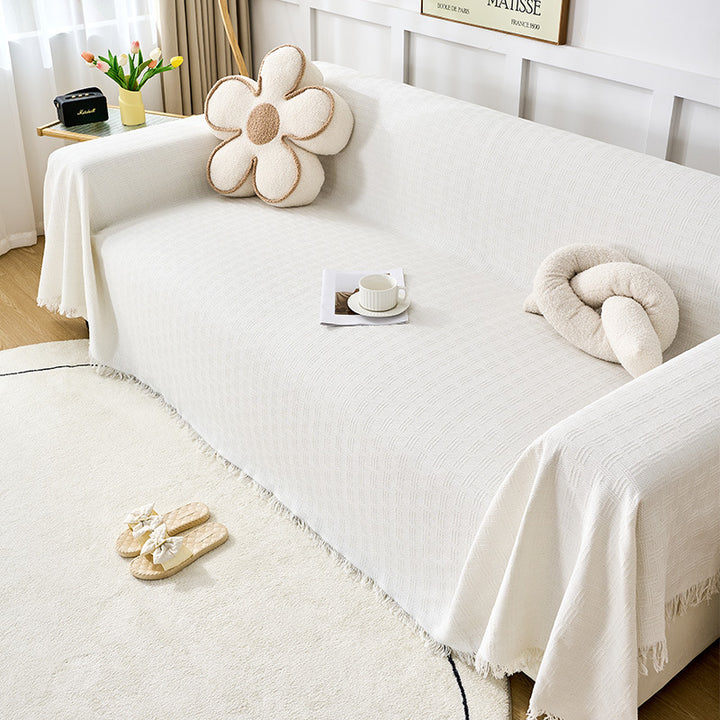 Elegant Woven Sofa Throw Blanket