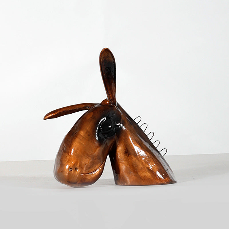 Classic Horse Head Sculpture