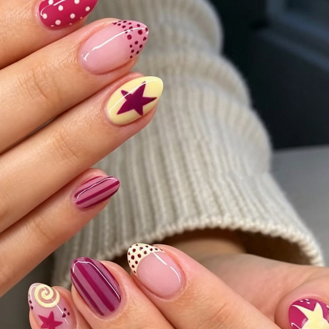 Creative Design Press-On Nail Art Kalsten