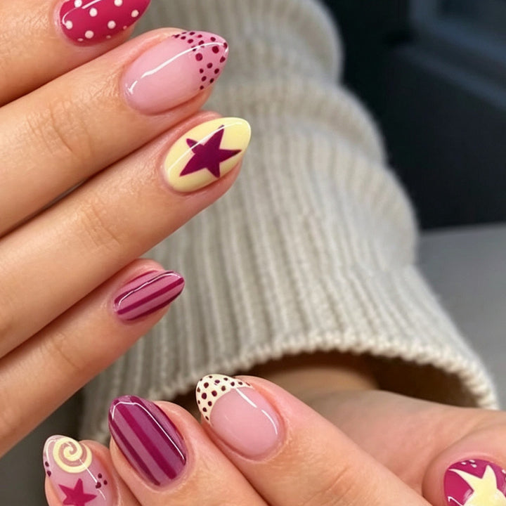 Creative Design Press-On Nail Art Kalsten