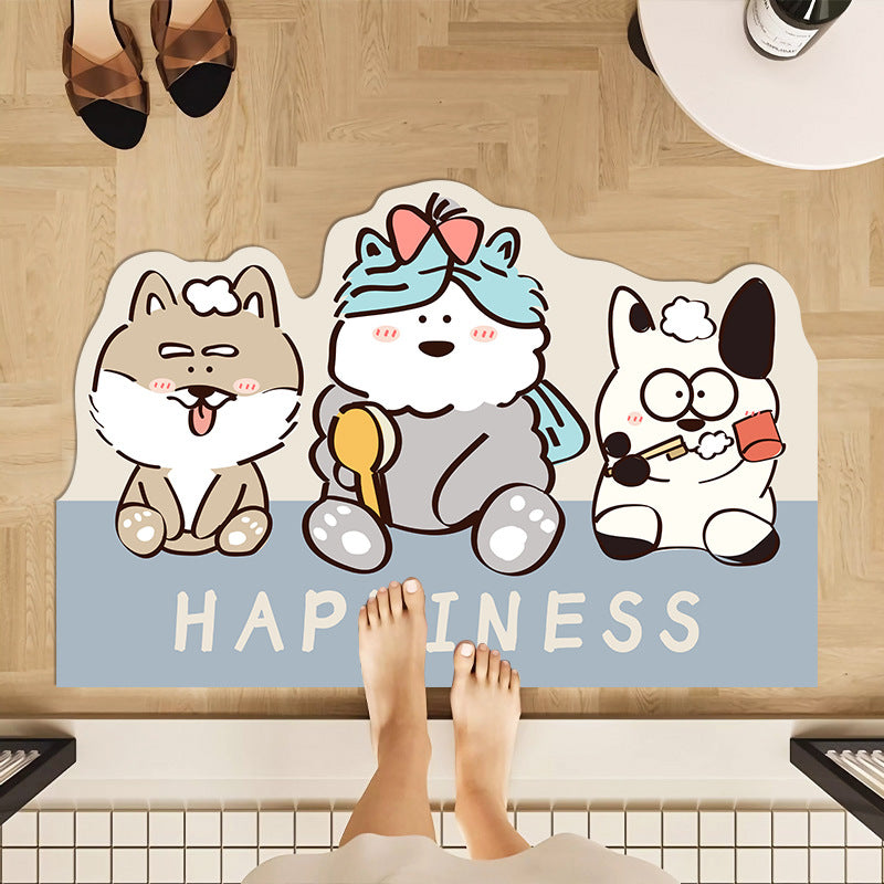 Cute Cartoon-Themed Indoor Area Mat