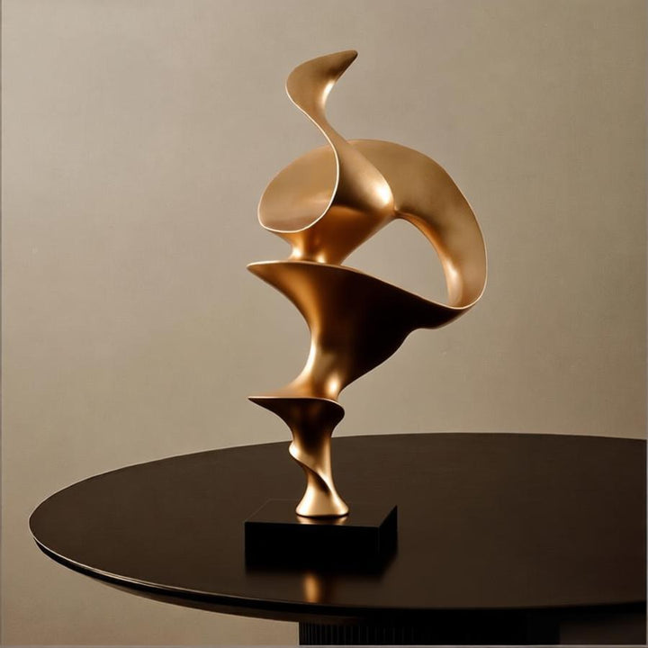 Abstract Decorative Flowing Sculpture