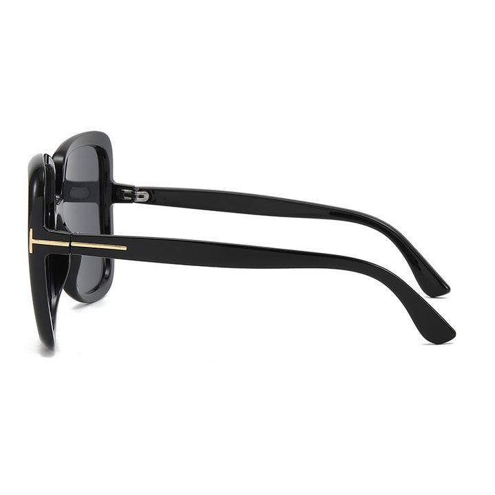 Women elegant oversized sunglasses with delicate frame Kalsten