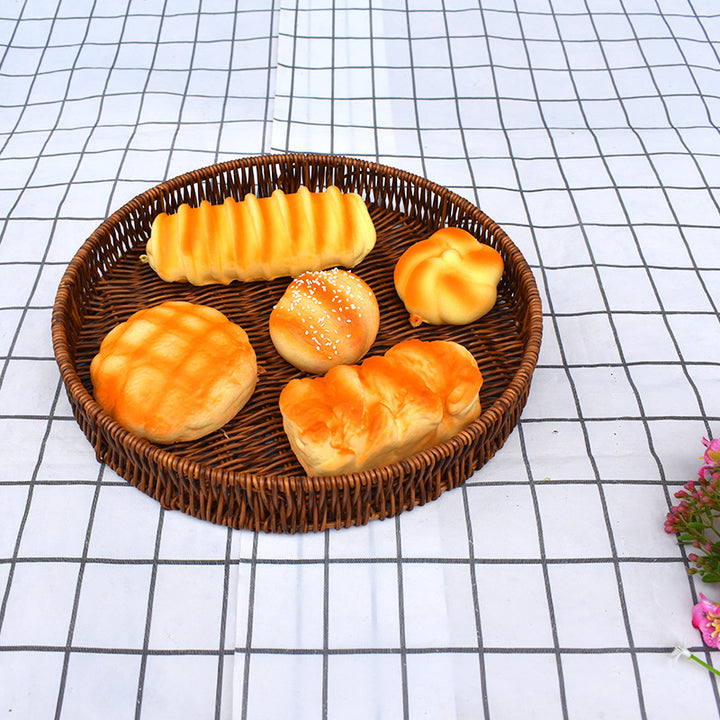 Round Woven Serving Baskets Set Kalsten