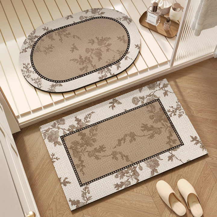 Elegant Floral-Patterned Area Rug