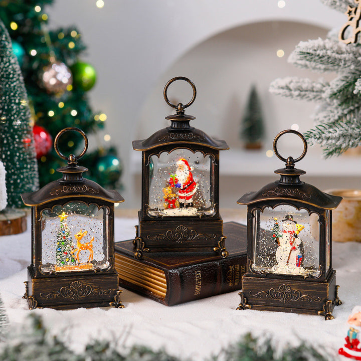 Lighter lantern with snow scenes Kalsten