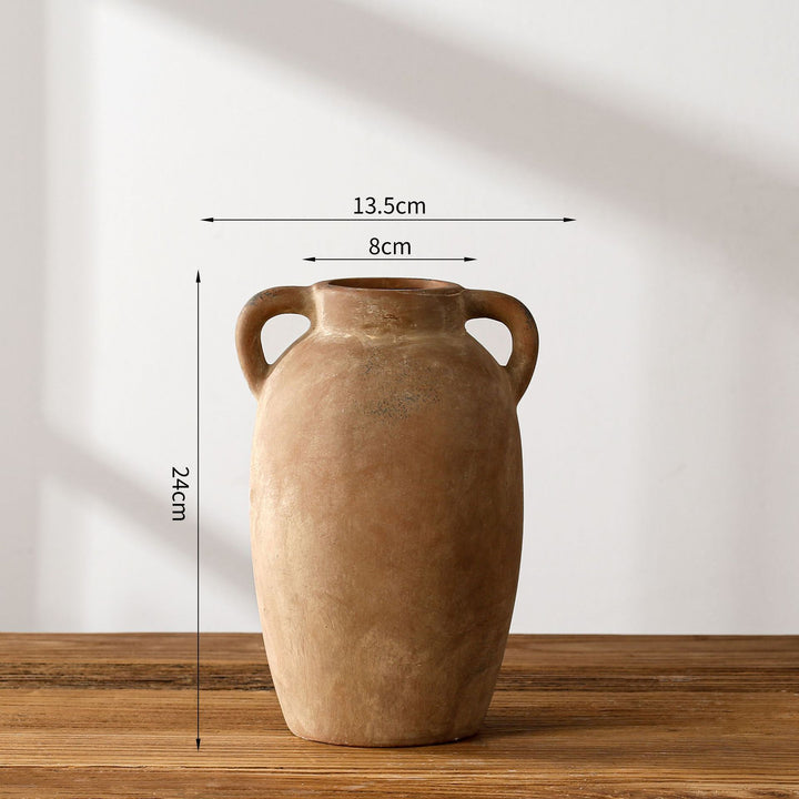 Rustic Terracotta Vase Kalsten