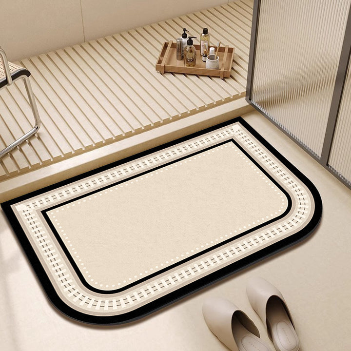 Soft Textured Cloud-Shaped Bath Mat Kalsten
