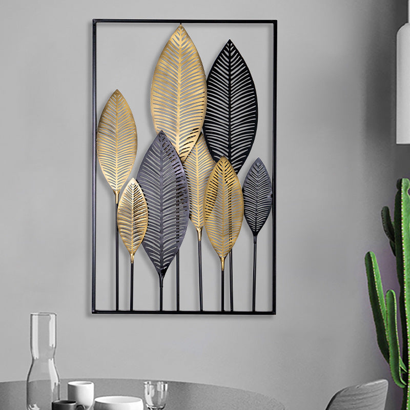 Artistic Metal Leaf Wall Sculpture Kalsten