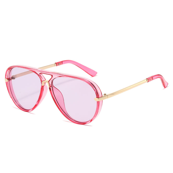 Elegant Aviator Sunglasses with Gold Accents Kalsten