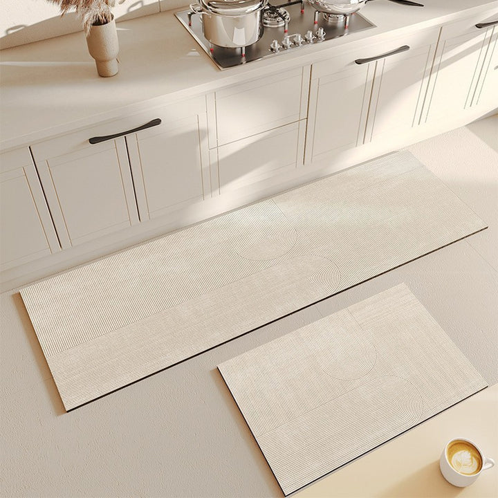 Abstract Geometric Kitchen Runner Mat