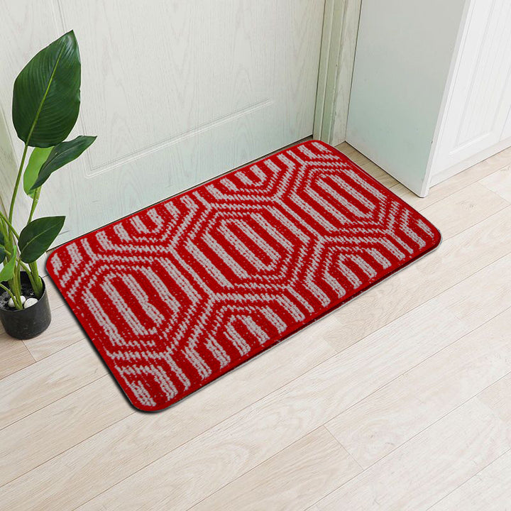 Geometric Print Anti-Slip Bath Mat Kalsten