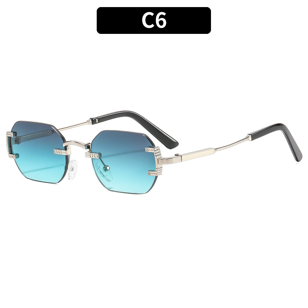 Stylish Geometric Frame Glasses