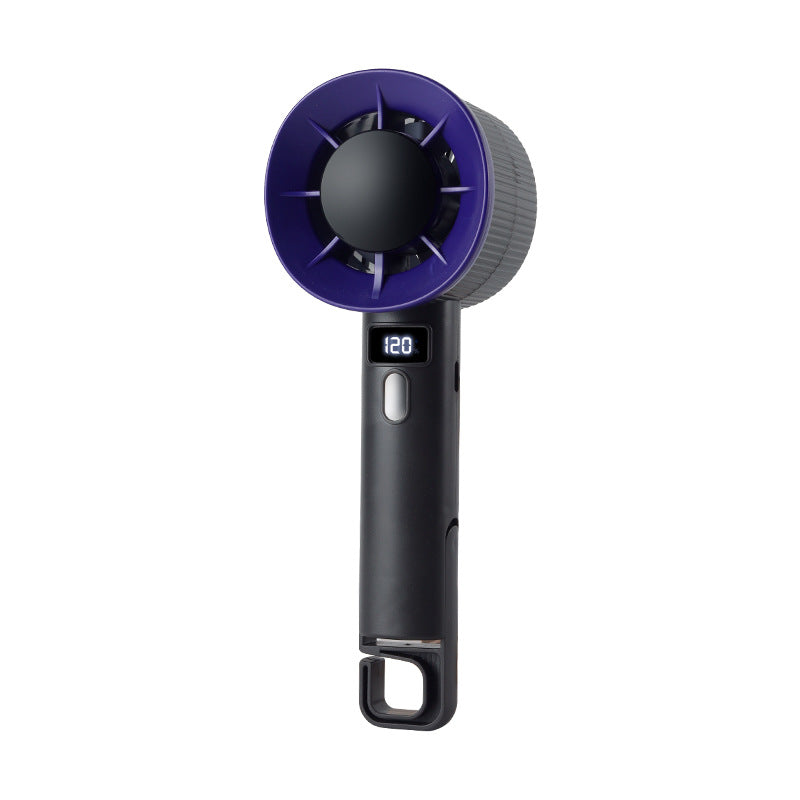 Unisex Portable Hand Fan with Digital Control and Ergonomic Kalsten