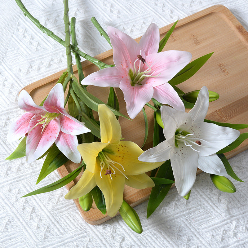 Realistic Artificial Lily Stem