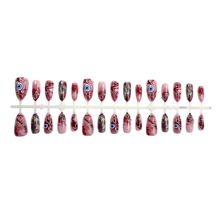 Creative nail art set with artistic accents and sparkling details Kalsten
